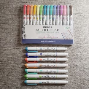 Mildliner colored markers